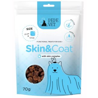 Paka Zwierzaka Pepe Vet Przysmak Funkcjonalny Skin & Coat 70G