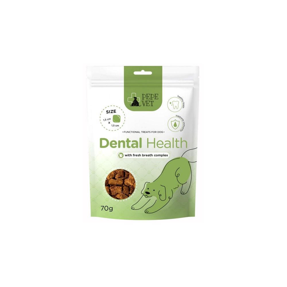Paka Zwierzaka Pepe Vet Przysmak Funkcjonalny Dental Health 70G