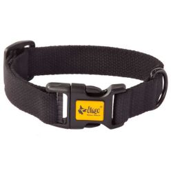 Dingo Obroża Regulowana Z Taśmy Bawełnianej 3,0X60Cm Czarna