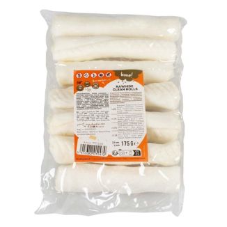 Duvo+ Rolki Wiązane Skóra Wołowa 13cm 7szt – Gryzak Naturalny