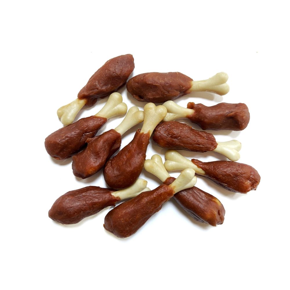 Alda Drumstick z kaczki 500g - bezglutenowe przysmaki dla psa w kształcie udka z dużą zawartością mięsa