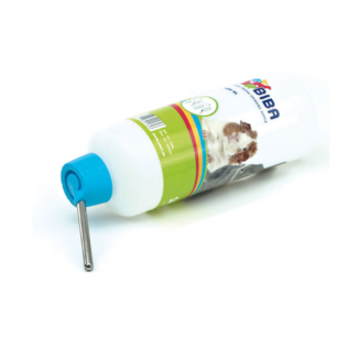 Savic Biba poidełko dla gryzonia 250ml z podziałką i metalowym ustnikiem kulkowym - poidło do klatki dla świnki morskiej