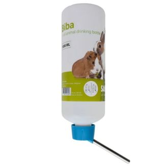 Savic Biba duże poidełko dla królika 1000ml z metalowym ustnikiem kulkowym i uchwytem mocującym