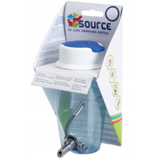 Savic Source poidełko dla gryzonia 300ml napełniane od góry z niebieską klapką - poidło do klatki z tworzywa PET