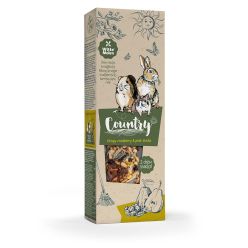 Witte Molen Country kolby dla gryzoni i królika z żurawiną i gruszką 2 sztuki - wypiekany przysmak 110g