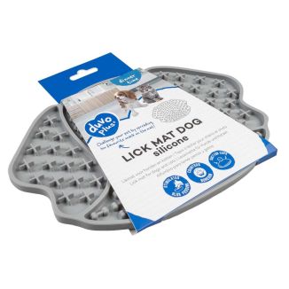 Duvo+ Mata do Lizania z Przyssawkami 21cm – Lick Mat Szara