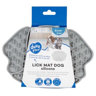 Duvo+ Mata do Lizania z Przyssawkami 21cm – Lick Mat Szara