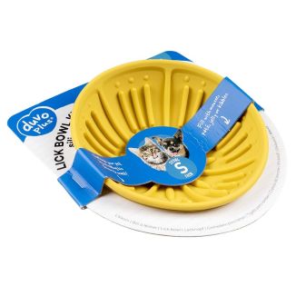 Duvo+ Miska Spowalniająca Jedzenie Kiwi 225ml – Lizawka Żółta