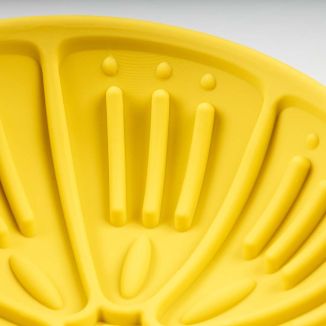 Duvo+ Miska Spowalniająca Jedzenie Kiwi 225ml – Lizawka Żółta