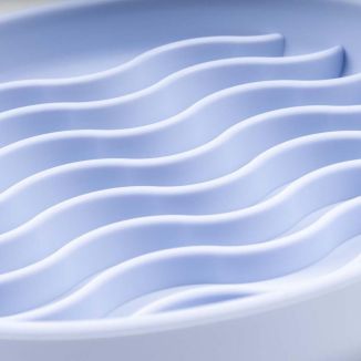 Duvo+ Miska Spowalniająca Silikonowa 19,5cm – Okrągła Niebieska