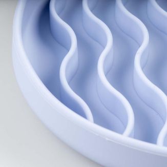 Duvo+ Miska Spowalniająca Silikonowa 19,5cm – Okrągła Niebieska