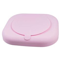 Duvo+ Miska Spowalniająca Silikonowa 20cm – Kwadratowa Różowa