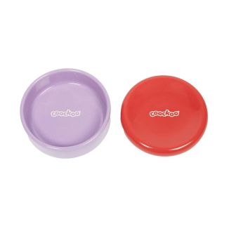 Duvo+ Miska Ceramiczna z Podstawką dla Kota – Funky Red