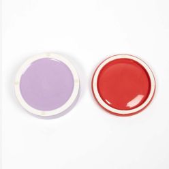 Duvo+ Miska Ceramiczna z Podstawką dla Kota – Funky Red