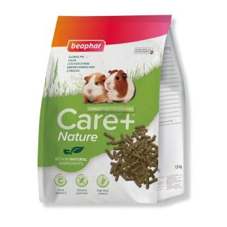 Beaphar Care+ Nature Guinea Pig 1,5kg - bezzbożowa karma z tymotką i witaminą C dla świnki morskiej