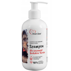 Szampon dla szczeniąt Yorkshire Terrier Over Zoo z pompką 250ml pielęgnacja włosa