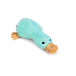 Beeztees Kaczka Peppin niebieska pluszowa zabawka dla psa z piszczałką 32cm