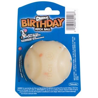Piłka dla Psa na Urodziny Chuckit! Birthday Fetch M 6,5cm | Prezent