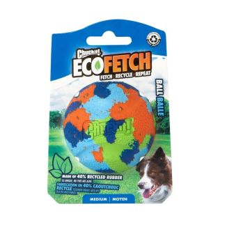 Chuckit! EcoFetch Ball M ekologiczna piłka dla psa z recyklingu 6,5cm unikalny wzór