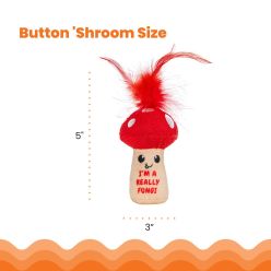 Zabawka dla Kota Catstages Grzyb z Kocimiętką Dentystyczny Kicker | 2w1