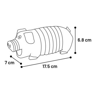 Zabawka dla Psa Flamingo Świnka Lateksowa Chrząkająca 17cm | Dla Szczeniaka
