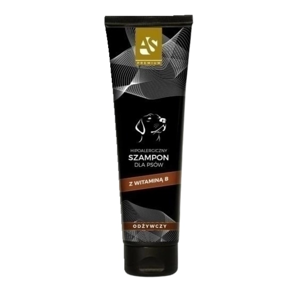 As Premium Szampon dla psa z Witaminą B i chlorofilem 300ml regenerujący sierść