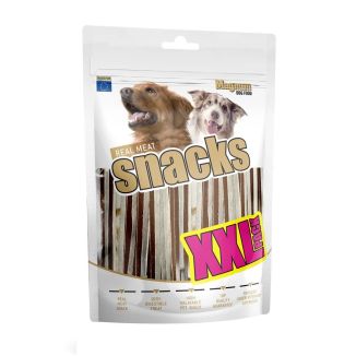 Magnum Sandwich z kaczki i ryby miękkie przysmaki dla psa opakowanie 500g warstwowe paski