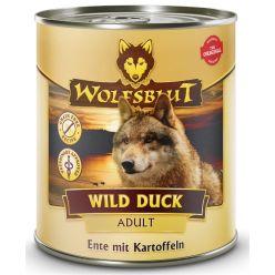Wolfsblut Dog Wild Duck - Kaczka I Ziemniaki Puszka 800G
