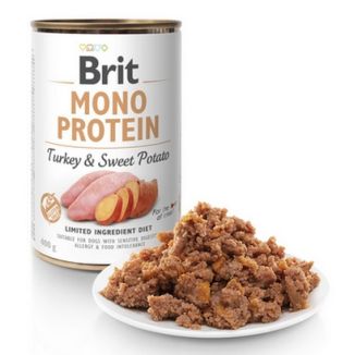 Brit Mono Protein Turkey & Sweet Potato Puszka 400G