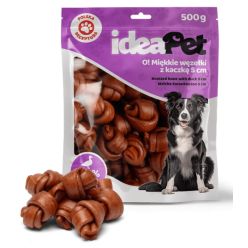 Ideapet Miękkie Węzełki Z Kaczką 5Cm 500G