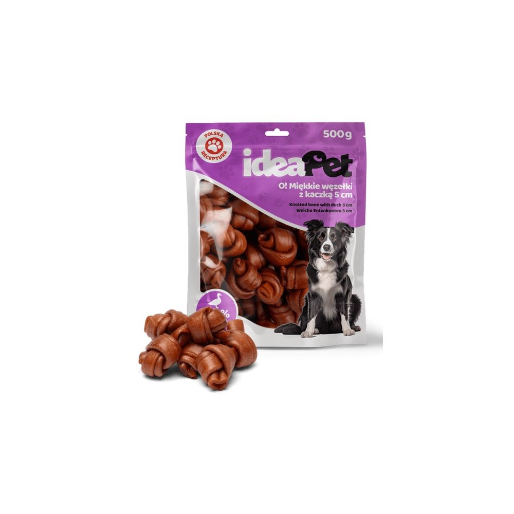 Ideapet Miękkie Węzełki Z Kaczką 5Cm 500G