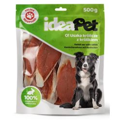 Ideapet Uszka Królicze Z Królikiem 500G