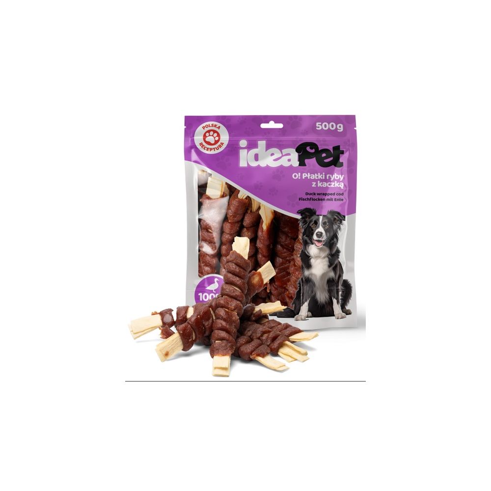 Ideapet Płatki Ryby Z Kaczką 500G