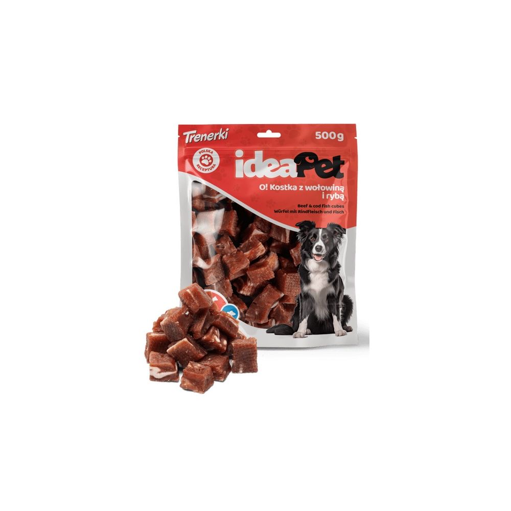 Ideapet Kostka Z Wołowiną I Rybą 500G