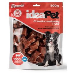 Ideapet Kostka Z Wołowiną I Rybą 500G