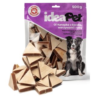 Ideapet Kanapka Z Kaczką, Warzywami I Rybą 500G