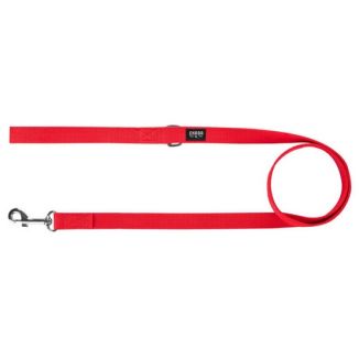 Chaba Smycz Taśma L 20Mm Czerwona