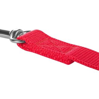 Chaba Smycz Taśma L 20Mm Czerwona