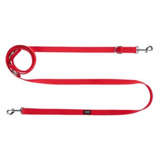 Chaba Smycz Taśma Regulowana S 10Mm/260Cm Czerwona