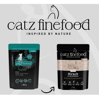Catz Finefood Purrrr N.121 Jeleń Saszetka 85G