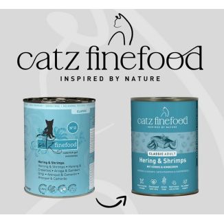 Catz Finefood Classic N.13 Śledź I Krewetki Puszka 400G