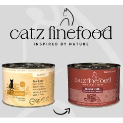 Catz Finefood Classic N.07 Wołowina I Cielęcina Puszka 200G