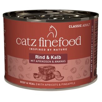 Catz Finefood Classic N.07 Wołowina I Cielęcina Puszka 200G