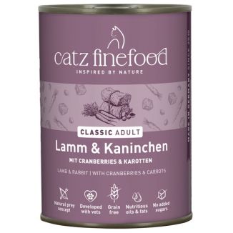 Catz Finefood Classic N.11 Jagnięcina I Królik Puszka 400G