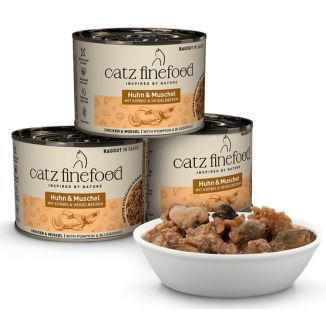 Catz Finefood Ragout In Sauce Kurczak I Omułek (N.613) Puszka 190G