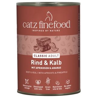 Catz Finefood Classic N.07 Wołowina I Cielęcina Puszka 400G
