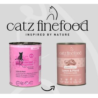 Catz Finefood Classic N.19 Jagnięcina I Konina Puszka 400G