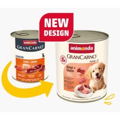 Animonda Grancarno Original Junior Rind Huhn Wołowina + Kurczak Puszka 800G