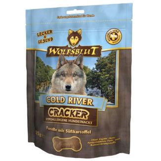 Wolfsblut Dog Cracker Cold River - Pstrąg I Bataty 225G