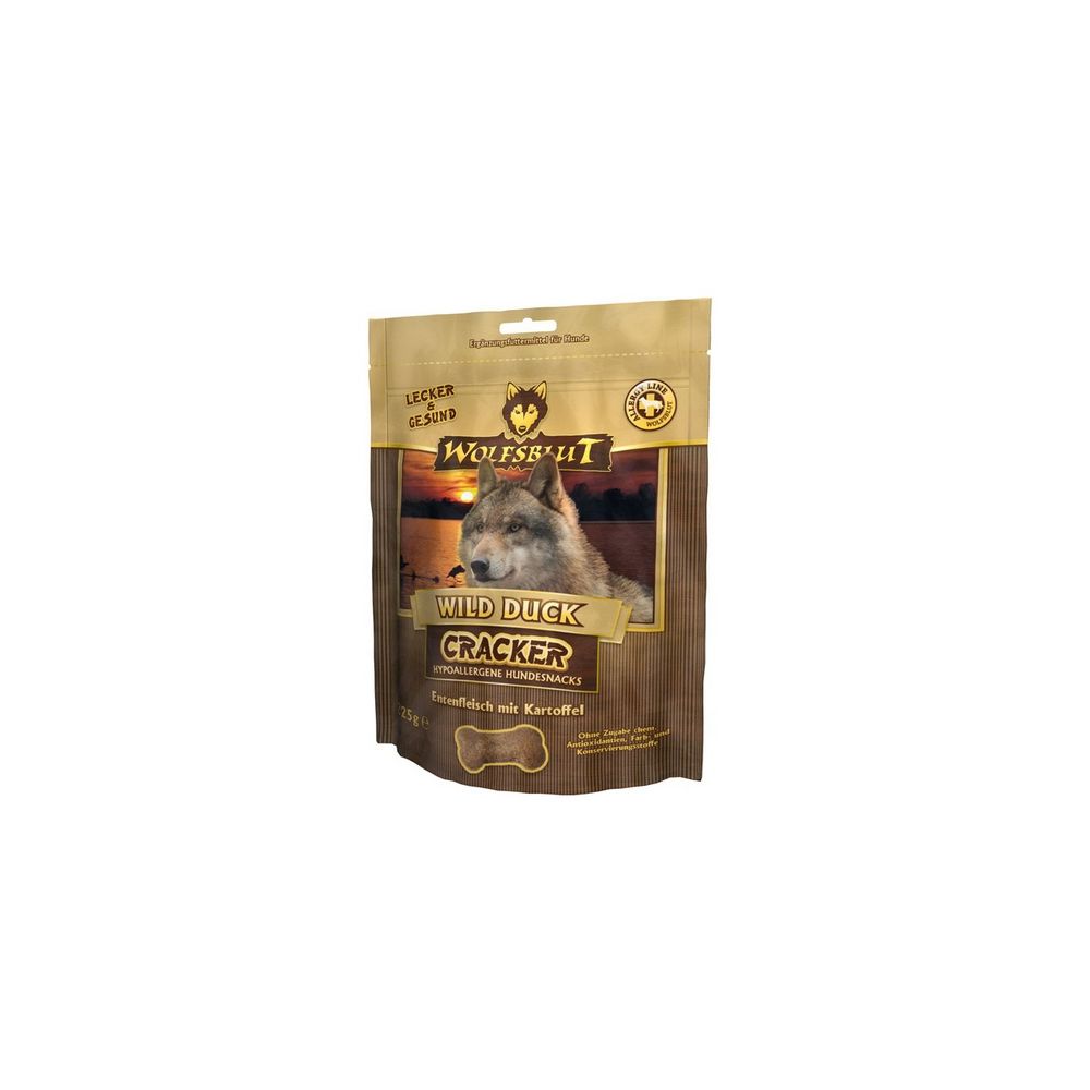 Wolfsblut Dog Cracker Wild Duck - Kaczka I Bataty 225G